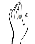 Sweet Dreams Faceted Apatite Ring