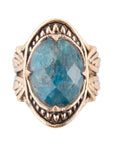 Sweet Dreams Faceted Apatite Ring
