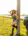 The Original, Viral Boot Stitch Western Tank Top