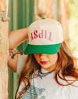 Tipsy Embroidered Trucker Hat
