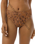 Yeehaw Tooled Leather Bikini Bottom