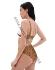 Yeehaw Tooled Leather Print Bikini
