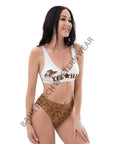 Yeehaw Tooled Leather Print Bikini