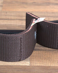 Tough-1 Brown Durable Nylon And Leather 3 Inch Saddle Stirrup Turner Strap