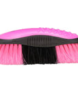Tough 1 Horse Tack Great Grip Finishing Brush W/ Rubber Hand Grip Pink