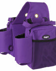 Tough 1 Nylon Water Bottle/Gear Carrier Saddle Bag, Purple