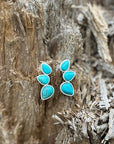 Trio Turquoise Stone Ear Climber