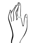 Triple Stone Simplicity Blue Turquoise and Sterling Silver Ring