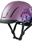 Troxel Dialfit Low Profile Spirit Horse Riding Helmet Pink Dreamscape