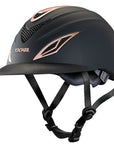 Troxel Horse Riding Helmet English Avalon Steel Vent Covers Rose Gold