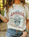 Trump Make America Cowboy Again Graphic Tee