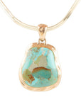 Turquoise Baron Snake Chain Pendant Necklace