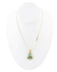 Turquoise Baron Snake Chain Pendant Necklace