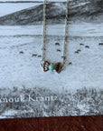 Turquoise Butterfly Concho Chain Necklace