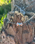 Turquoise Butterfly Concho Chain Necklace