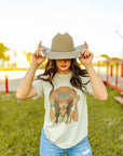 Turquoise Cowgirl Graphic Tee