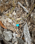 Turquoise Heart Gold Chain Necklace