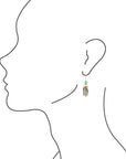 Turquoise Labradorite Drop Earrings