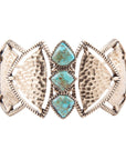 Turquoise Shield Cuff Bracelet