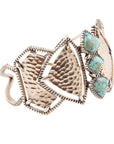 Turquoise Shield Cuff Bracelet