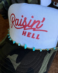 Turquoise Stone Chips Hat Chain