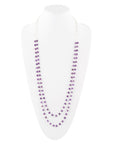 Two Row Amethyst Necklace