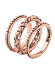 Understated Copper Stack Ring