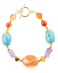 Victoria Carnelian Multi-Stone Bracelet