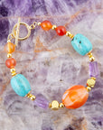 Victoria Carnelian Multi-Stone Bracelet