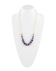 Viola Purple Quartz Long Necklace