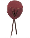 Weaver String Soft Burgundy Latigo Leather Fleece Lining Pair Cinch Guard