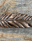 Copper Feather Concho 3" W169L