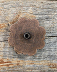 Copper Turquoise Concho 1.5" W141L