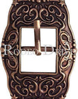 Small Star Copper Cart Buckle W176B
