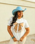 Western Coquette Bow Graphic Tee