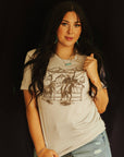Western Cowboy Scene Graphic T-shirt