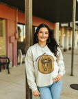 Western Saddle Graphic Sweatshirt