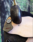Hilason Western Horse Treeless Trail Barrel American Leather Saddle