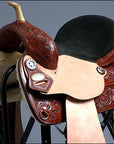 Hilason Western Horse Treeless Trail Barrel American Leather Saddle