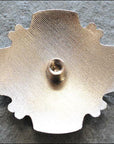 Western Screw Back Concho 1 Cross Gun Shooting Bling Silver Saddle