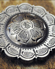 Western Screw Back Concho Floral Carved Saddle Bling Cowgirl