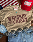 Whiskey Makes Me Frisky Graphic Tee