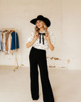The Zoey Trouser In Black