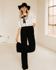 The Zoey Trouser In Black