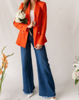The Loretta Trouser Jean in Medium Wash