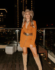 The Out West Suede Tall Cowboy Boot