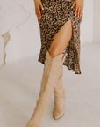 The Out West Suede Tall Cowboy Boot