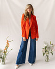 The Loretta Trouser Jean in Medium Wash
