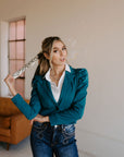 The Harlowe Horsebit Necklace in Silver