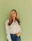 The BT Button Down in Sage Green